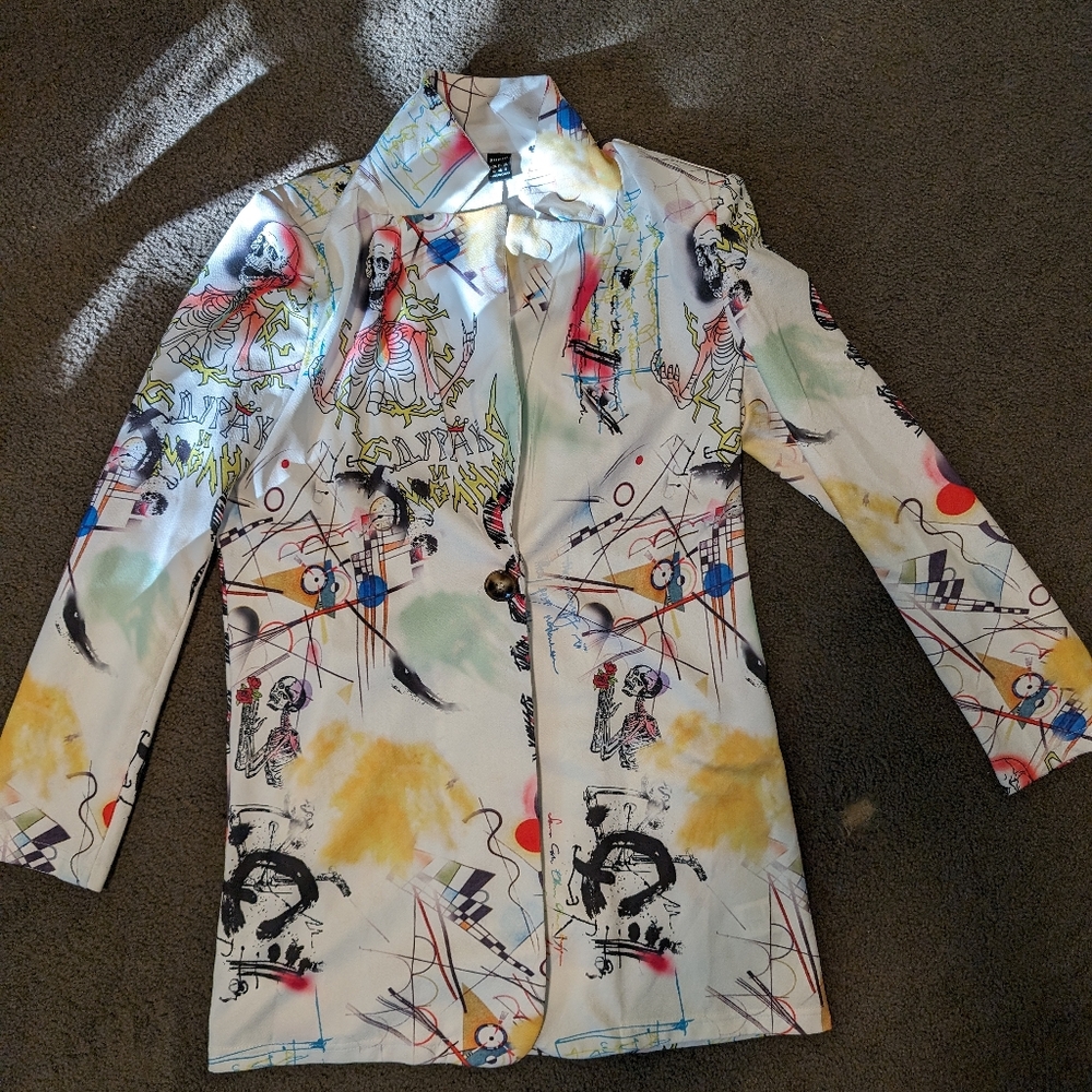 Shein art jacket